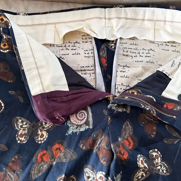 Vintage Paul Smith butterfly & Snail pant US s32 - Picture 3 of 8